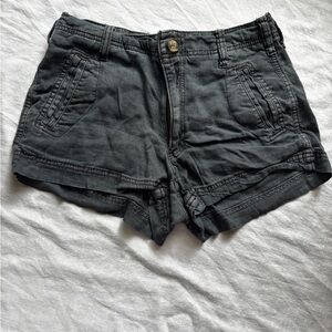 American Eagle Outfitters Black Jean Shorts Casual